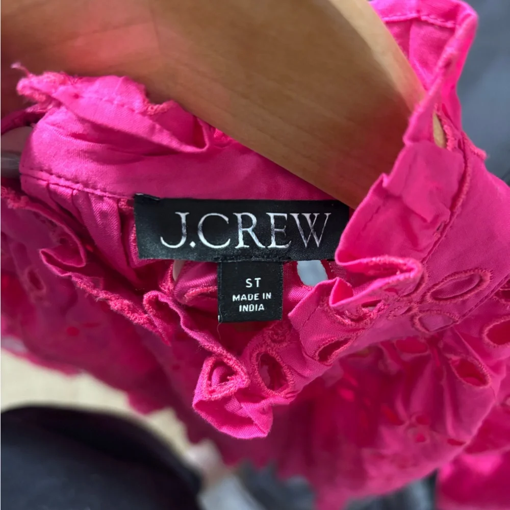 J.crew Ruffleneck Mini Dress Size ST - Picture 9 of 13